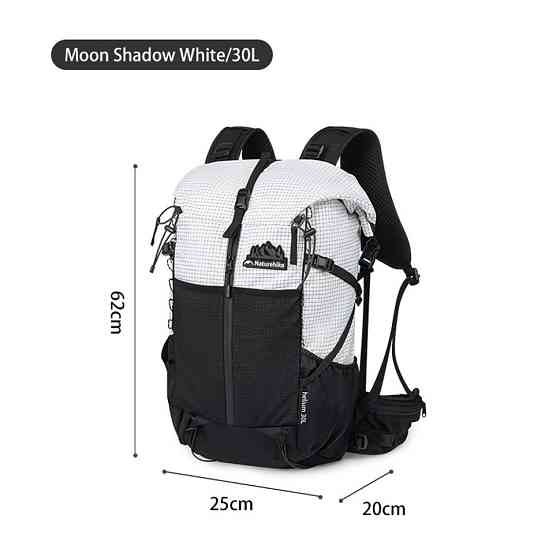 Рюкзак туристичний Naturehike Helium CNK2300016, 30+5 л, чорний Київ