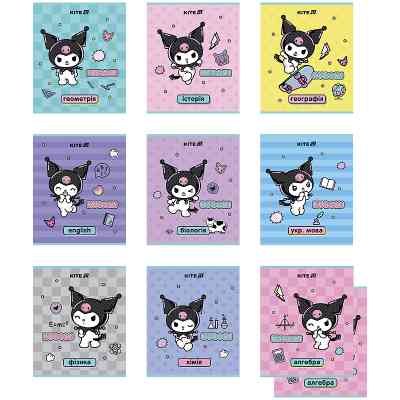 Зошит Kite предметний набір Kuromi 48 аркуші, 10 шт (HK25-240-1-9) Вінниця