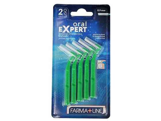 Йоржики міжзубні 5шт Oral Expert Medium 0,9мм ТМ FARMA LINE Київ
