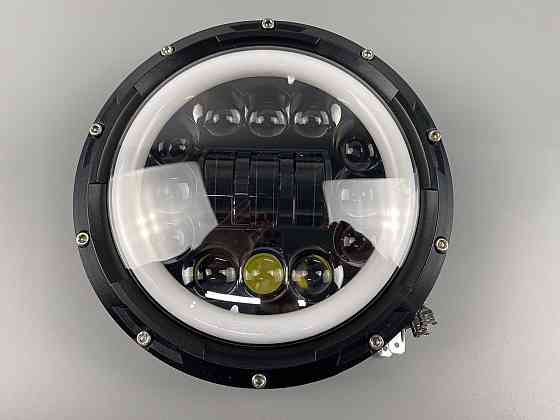 Фара головного світла LED 65 W (ближній + дальні + ходові вогні) 7 дюймів Мукачево