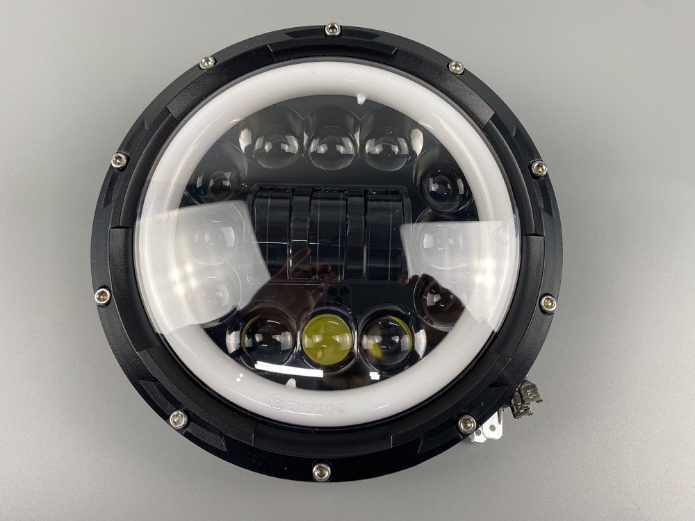 Фара головного світла LED 65 W (ближній + дальні + ходові вогні) 7 дюймів Мукачево - фото 3