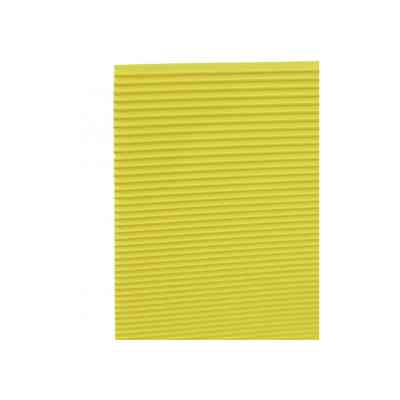 Цветной картон Maxi A4 Гофрокартон 21х29,7 см желтый (MX61890) Винница