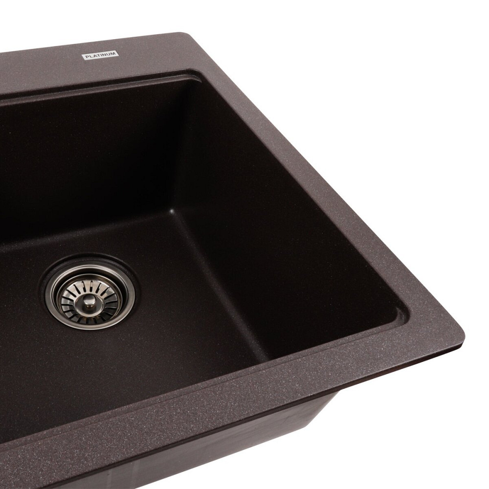 PLATINUM Гранітна мийка для кухні Platinum 7850 HARMONY матовий Гренадін Київ - фото 4