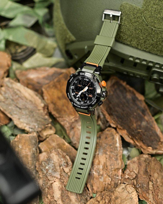 Годинник Skmei oliva/black ДЛ6423 Одеса - фото 2