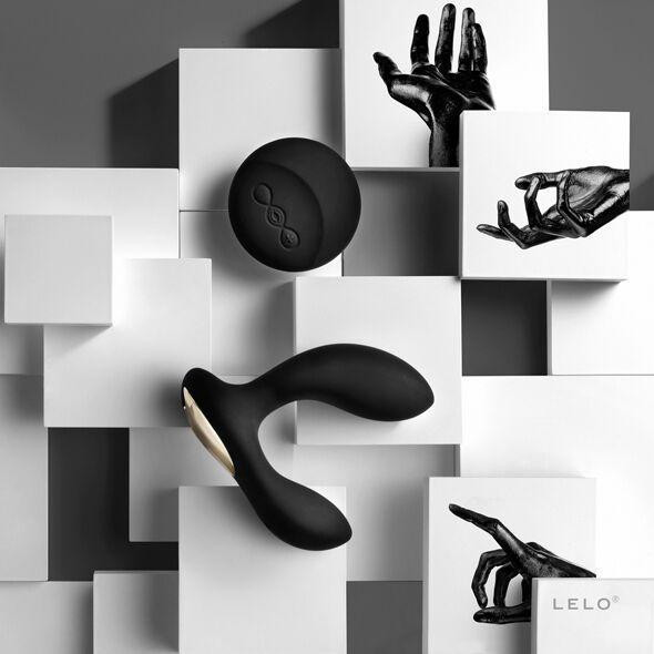 Масажер простати LELO Hugo Black, 2 мотори, пульт ДК, керування рухом Sex Aura Київ - фото 3
