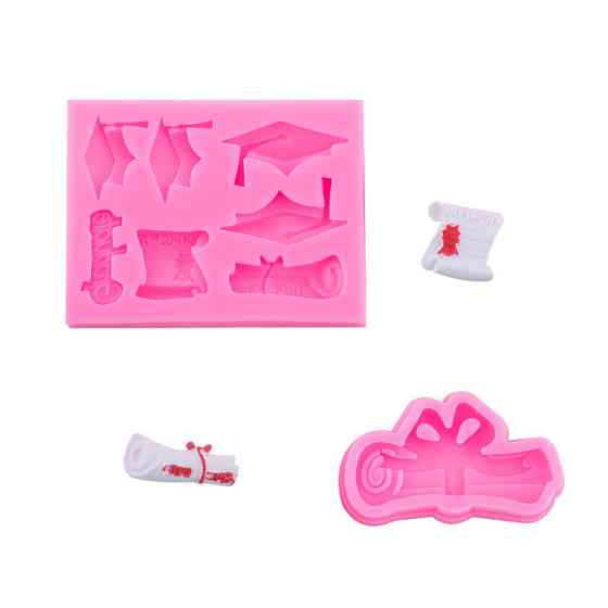 Молд силиконовый конфедератки 85 на 65 мм розовый Киев