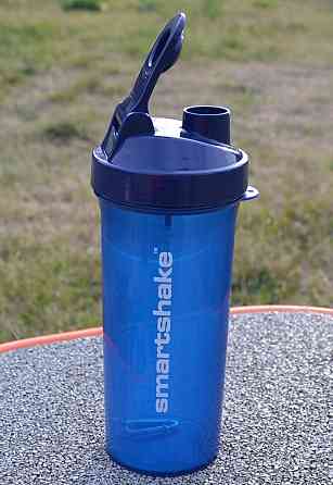 Шейкер спортивный для воды и спортивного питания Smartshake Lite 1000ml Navy Blue Киев