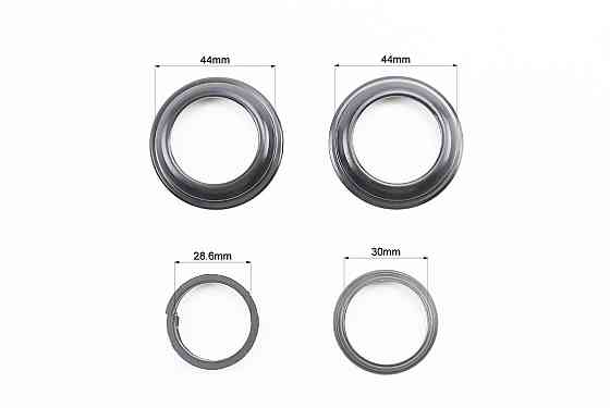 Кермова колонка 1-1/8" (44/28,6x44/30) безрізьбової вилки, напівінтегровані, чорний H115 Київ
