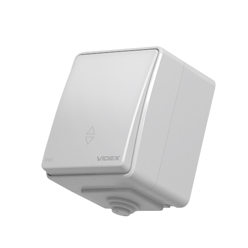 BINERA сірий Вимикач зовнішній прохідний 1кл IP65 Videx Житомир - фото 2