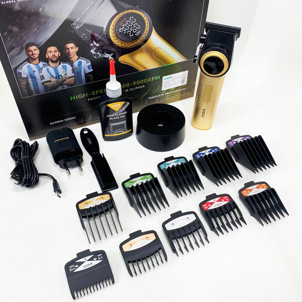 Універсальна машинка для стрижки голови та бороди, Електронна машинка для стрижки IA-11 Львів - фото 2