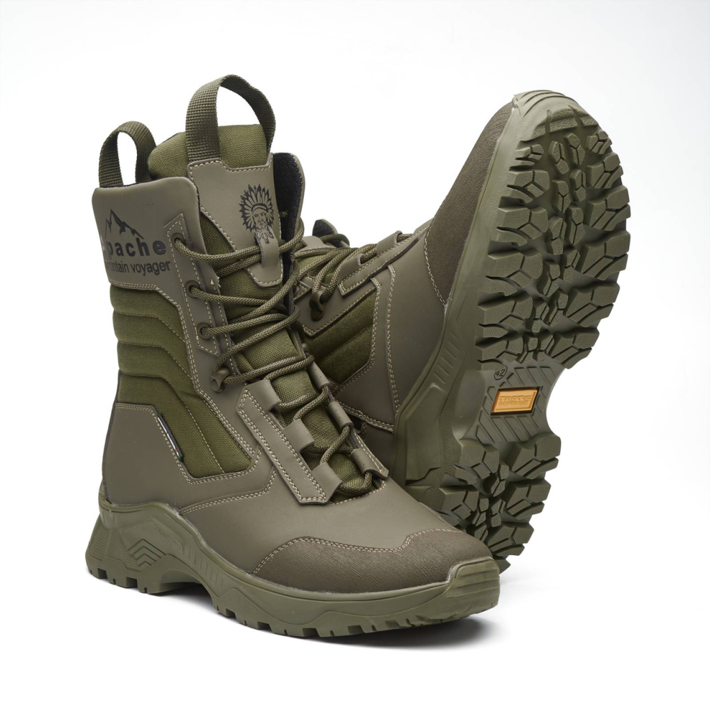Берцы зимние теплые Apache хаки военные ВСУ, водонепроницаемые тактические армейские ботинки 37(25см) Харьков - изображение 4