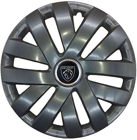 Автомобільні модельні ковпаки R15 SJS Peugeot NEW 315 4шт, чорні Київ