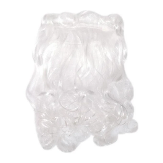 Новорічна Борода "Санта Клаус" 6241-16 білого кольору Вінниця