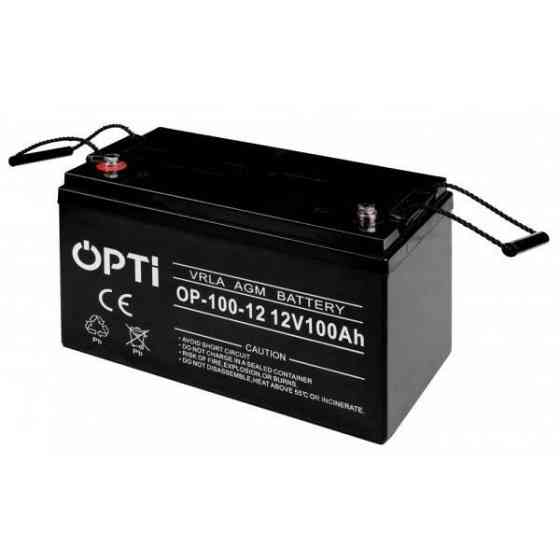 Акумулятор Volt Polska OPTI AGM 12V 100Ah (6AKUV100AG) акб для дому, ДБЖ Київ
