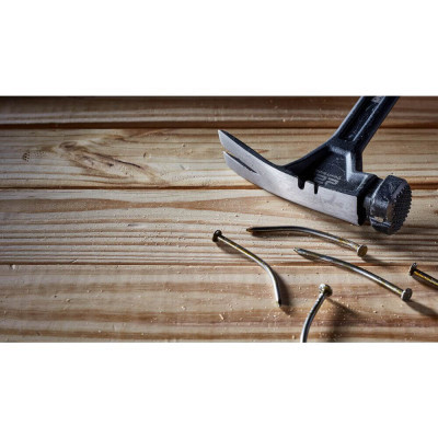 Молоток DeWALT RIP-CLAW, цельнометаллический, 624 г, с прямым гвоздодером (DWHT51005-0) Винница - изображение 5