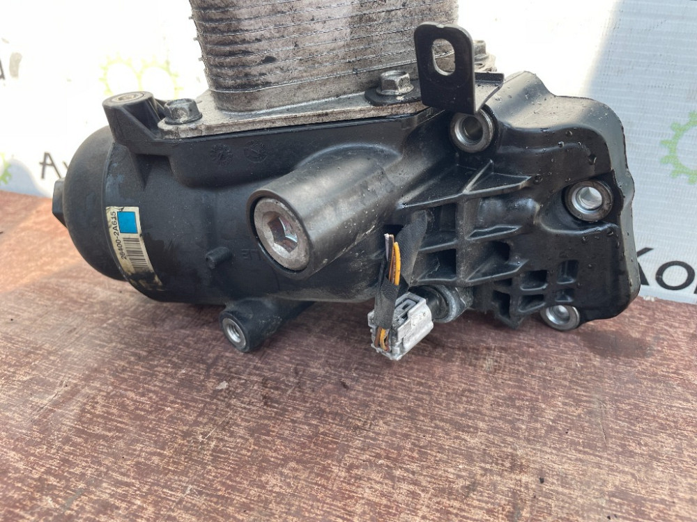 Корпус масляного фільтра з радіатором Hyundai Tucson 1.7 crdi 2015-2019 (26400-2A615) Ковель - изображение 3