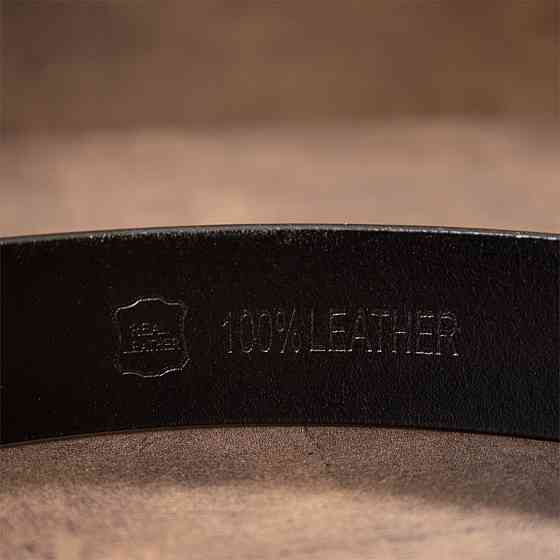 Ремень классика мужской Vintage 20382 Черный Киев