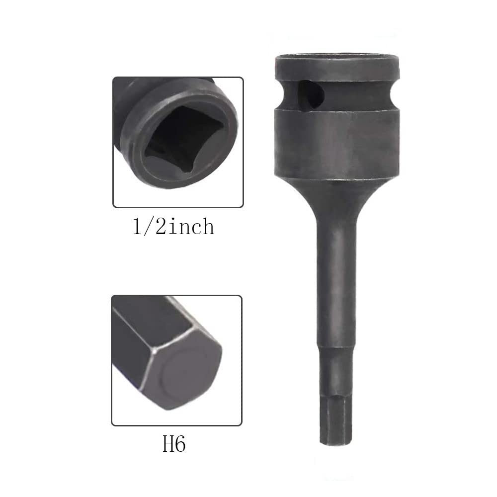 Головка 1/2" з насадкою Hex 6мм ударний Одеса - фото 3