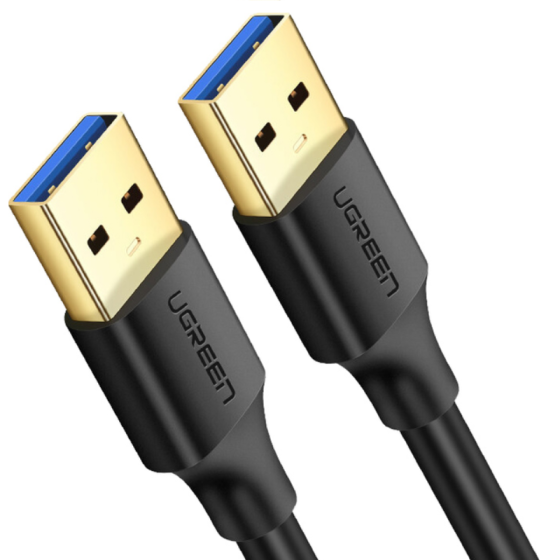 Кабель UGREEN USB-A 3.0 Male to Male Cable 1m (Black) Київ