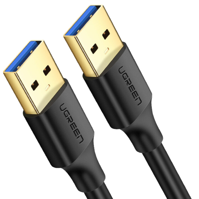 Кабель UGREEN USB-A 3.0 Male to Male Cable 1m (Black) Киев - изображение 1