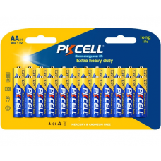 Батарейка солевая PKCELL 1.5V AA/R6, 24 штуки в блистере цена за блистер Полтава