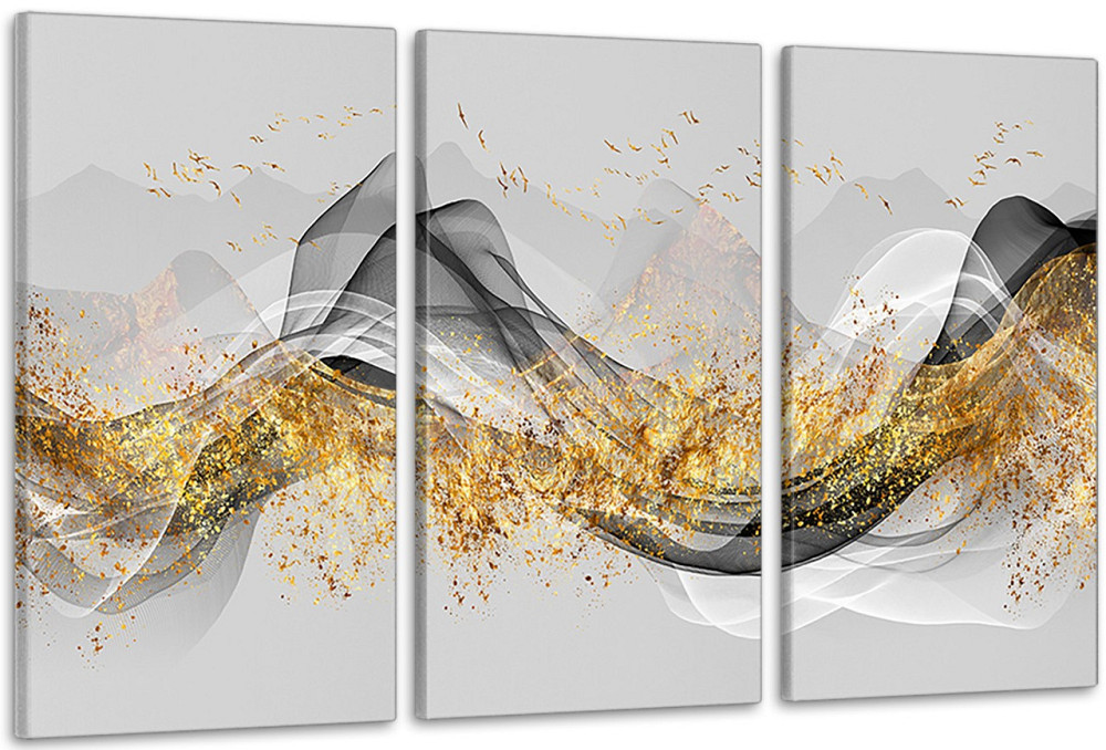 Модульная картина в гостиную / спальню   Абстракція     ART-169_3A Киев - изображение 1