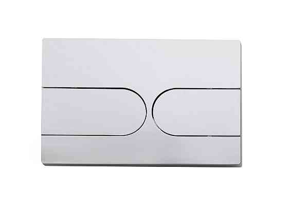 Панель змиву Koer KT-0604-01 240x160x10mm пластикова, кнопка закруглена   ( KR5323 ) 35174 Харьков