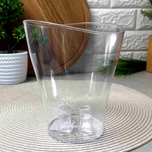 Вазон Ніка для орхідей 16*19см прозорий Алеана Житомир