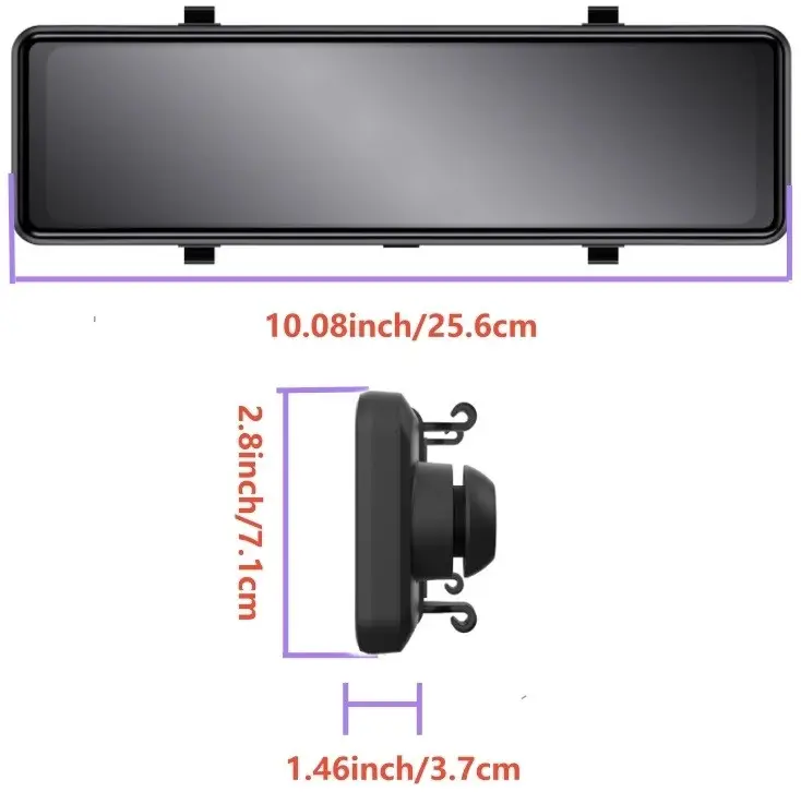 Зеркало видеорегистратор DVR C109 10.26