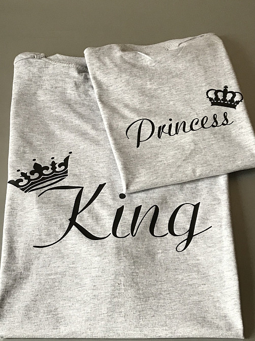 Футболки в стилі Family look для тата та дитини — King/Princess Чернівці - фото 4