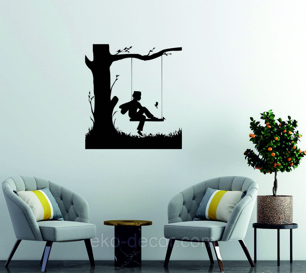 Декоративное настенное Панно «Мальчик на качеле» Декор на стену Киев - изображение 10