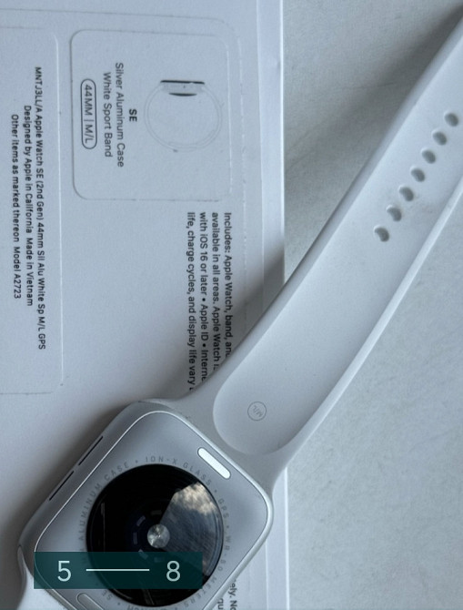 Смарт -Часы: Apple Watch SE2 Generation Silver White. Киев - изображение 4