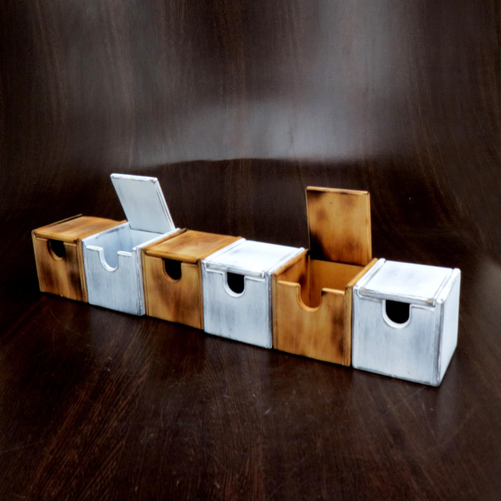 Органайзер для чайних пакетиків "Темза 6" бенгала-шеббі Миколаїв - фото 1