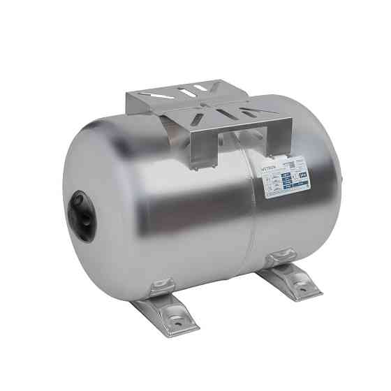 Гідроакумулятор горизонтальний 24 л (нерж) WETRON HTw24SS (779211) Київ