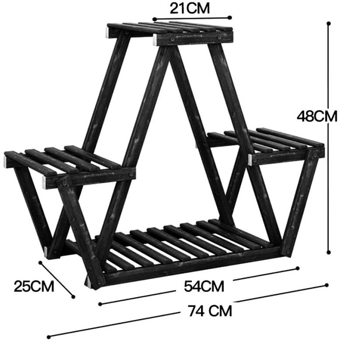 Підставка для квітів "Марсе" венге Миколаїв - фото 1