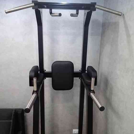 Турник + пресс + брусья с опорами для ног Sport 60х60 мм Спортивные стенки и турники для дома разборная Киев