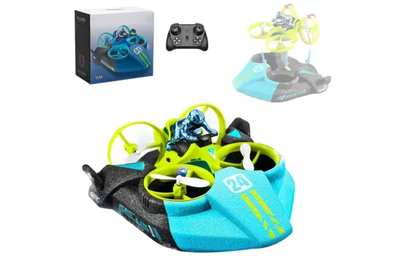 Радиоуправляемая машина амфибия 3в1 Море, Земля и Воздух (BLUE) Коломыя