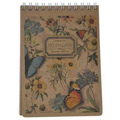 Блокнот Buromax spiral top, А6, 80sheets, KRAFT, square (assorted) (BM.2481) Винница