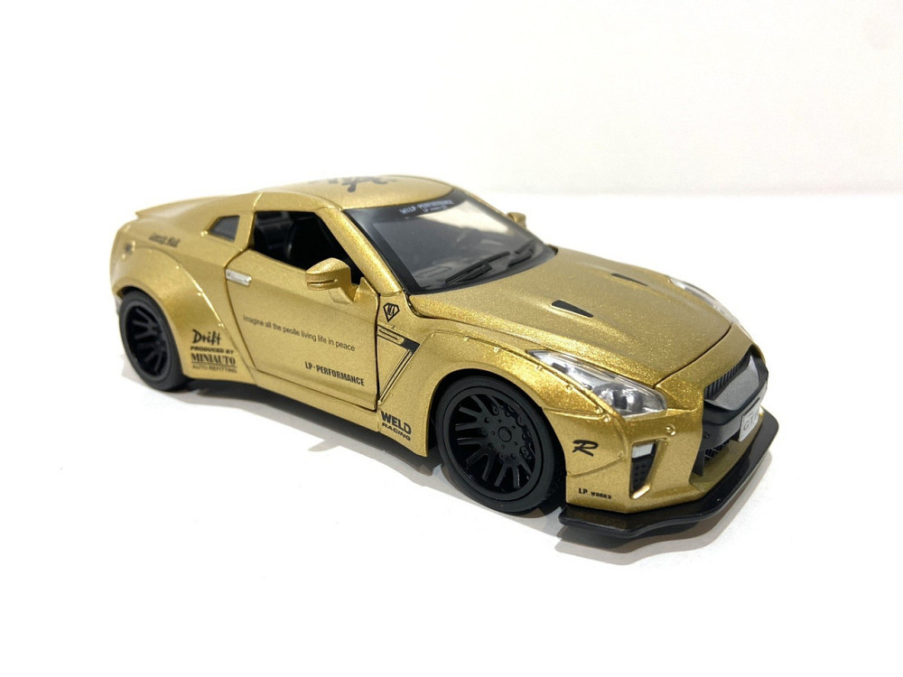 Машинка TK Union Nissan GTR "Auto Expert" металева, світло, звук, інерційна 38071 помаранчева Чернигов - изображение 1
