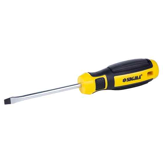 Отвертка шлицевая SL 6.0×100мм CrV Mega SIGMA (4009251) Киев