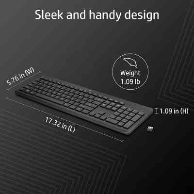 Клавиатура HP 230 Wireless UA Black (3L1E7AA) Винница