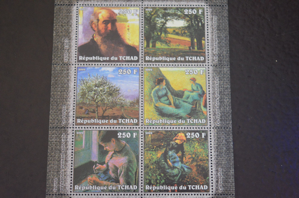 Чад. Искуство. Личности. Блок. 2002 год (В-8) Полтава - изображение 1