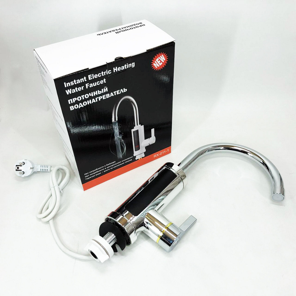 Електричні водонагрівачі, Побутовий кран з підігрівом, Нагрівальний кран для підігріву проточної YG-52 Львів - фото 5