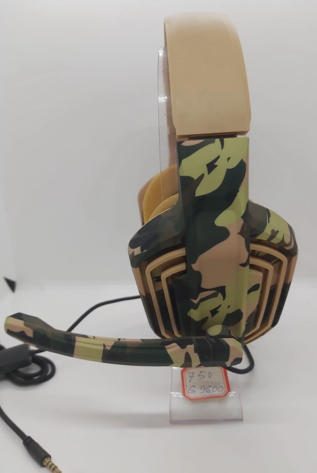 Геймерские проводные наушники Kotion Each G9600 с подсветкой (Камуфляж) Винница - изображение 8