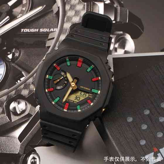 Ремешок + безель (рант) для Casio G-Shock GA-2100 Black GD Киев