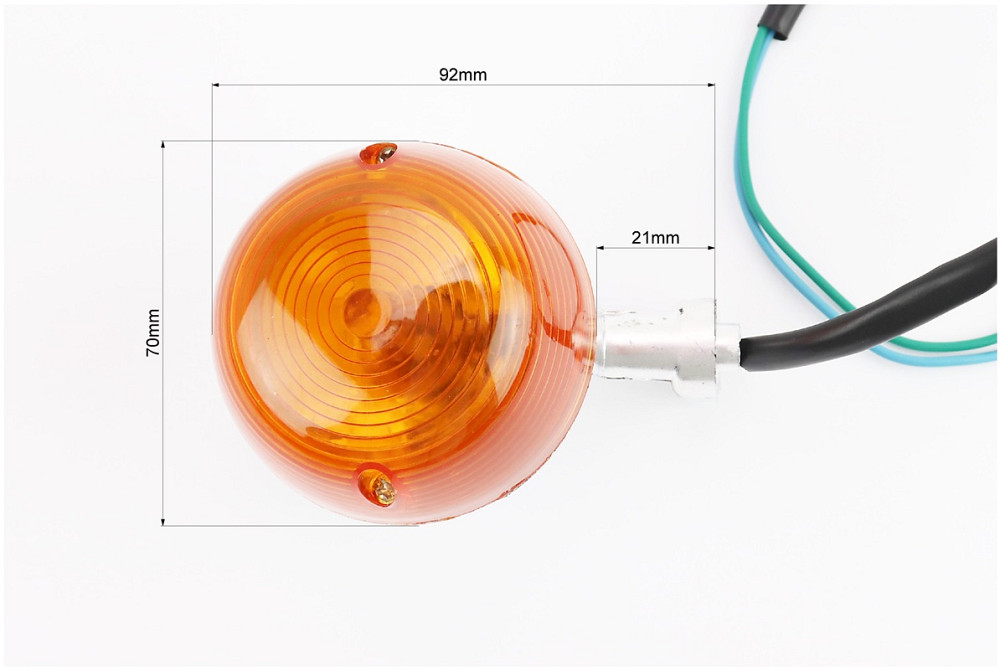 Поворотник лев., Прав. "хром круглі" к-кт 2 шт (ціна=якість), (два дроти) Киев - изображение 2