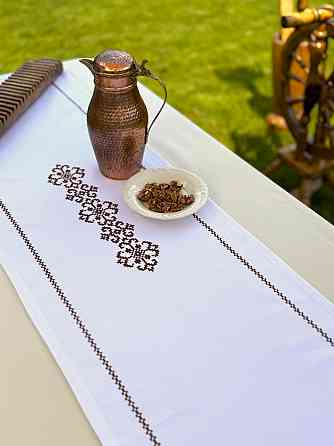 Ecotton Ранер доріжка Ecotton 45x170 см для обіднього столу водовідштовхувальна в етно-стилі бі Киев