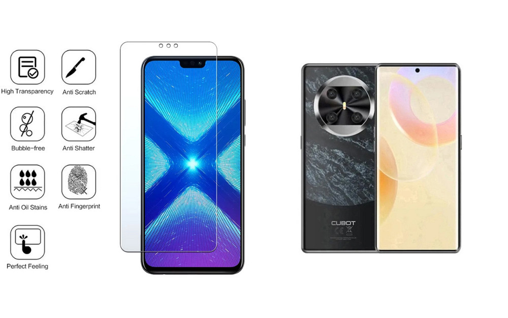 Защитное стекло NeoGlass для Cubot X90 – ультрапрозрачное и устойчивое Киев - изображение 3