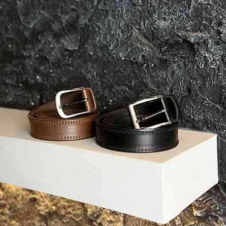 Шкіряний чоловічий ремінь Київ