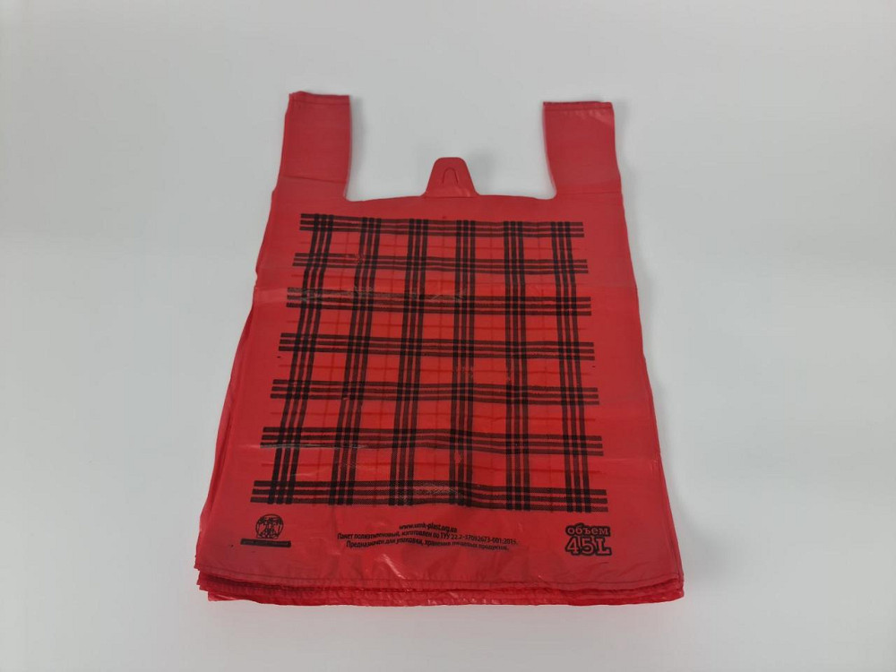 Пакет 40х60 "Карта" Червона (50 шт.) Харків - фото 3